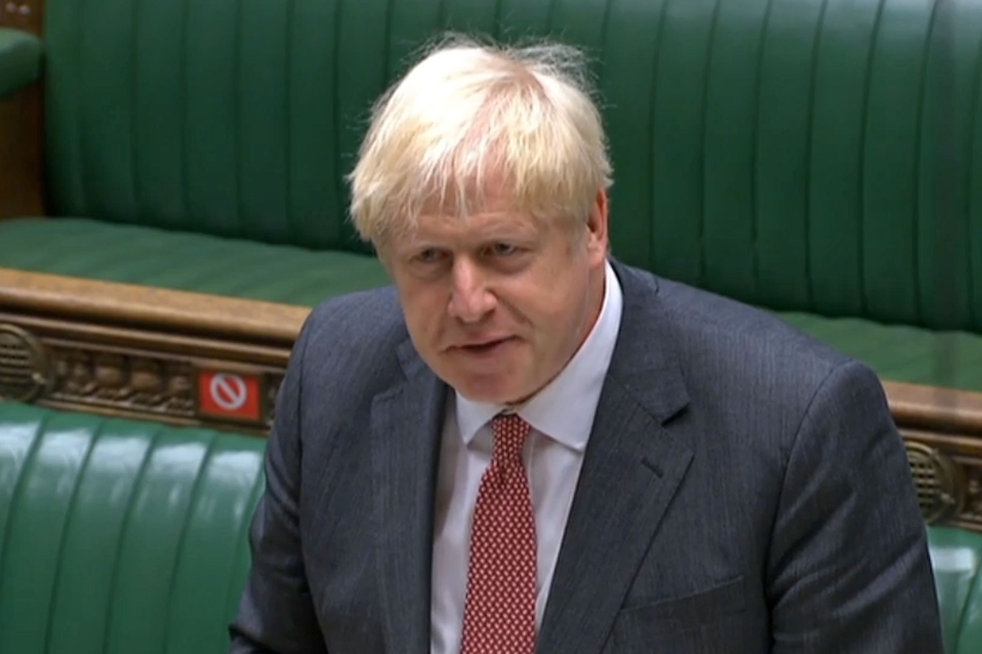 Johnson asks the House of Commons for support for controversial Brexit law