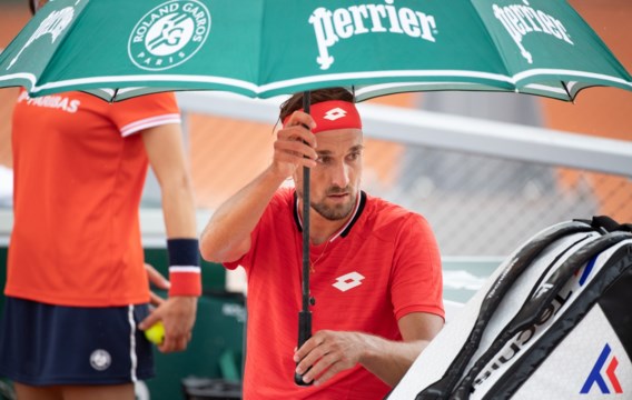 Ruben Bemelmans grijpt naast ticket voor hoofdtabel Roland Garros na regenachtige dag in Parijs