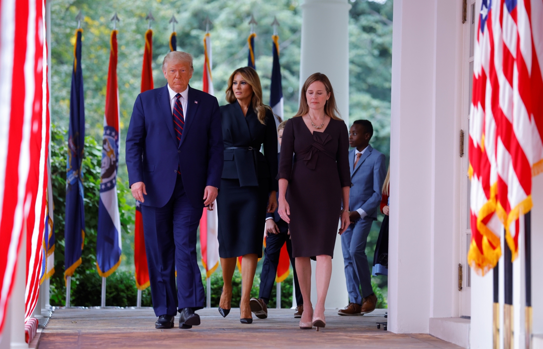 Trump officially nominates Amy Coney Barrett as candidate –…