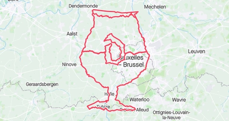 OOK DAT NOG. Fiets eens een Duvel-glas bijeen op Strava