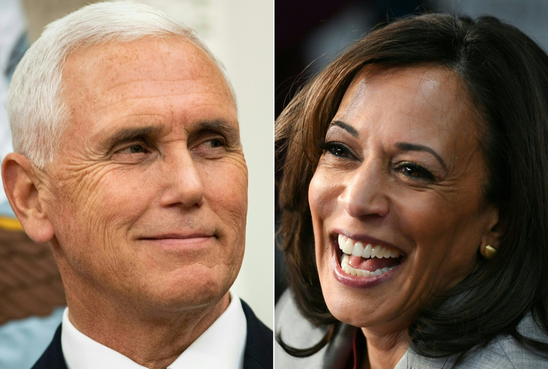 Mike Pence and Kamala Harris argue over three meters …