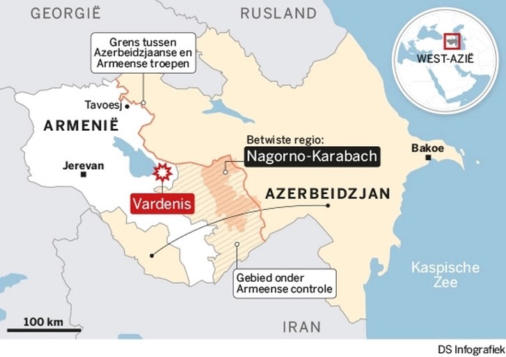 Staakt-het-vuren ingegaan in Nagorno-Karabach