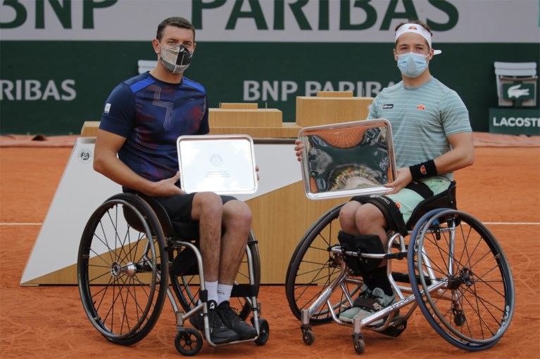 Rolstoeltennisser Joachim Gérard verliest finale op Roland Garros na spannende driesetter