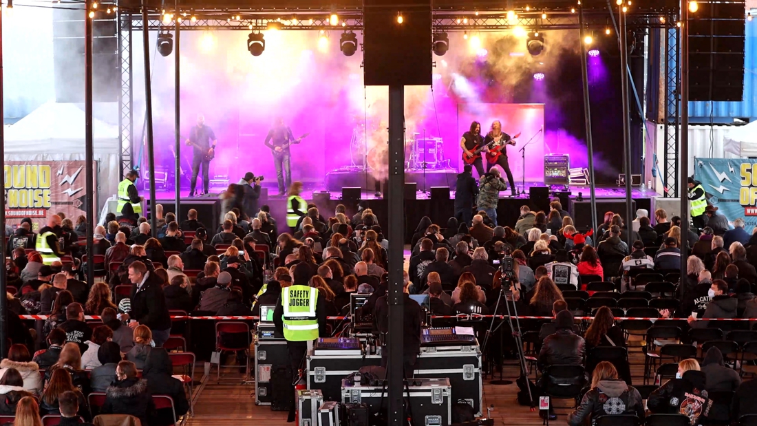 Metalfestival opens first corona-safe event square in … (Kortrijk)