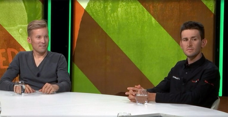 Tiesj Benoot ontsnapte aan coronabesmetting in tv-studio met Jan Bakelants en start in Ronde van Vlaanderen