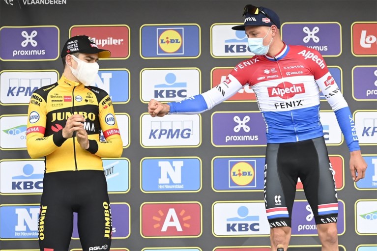 Mathieu van der Poel sprakeloos na zege, Van Aert groots in verlies