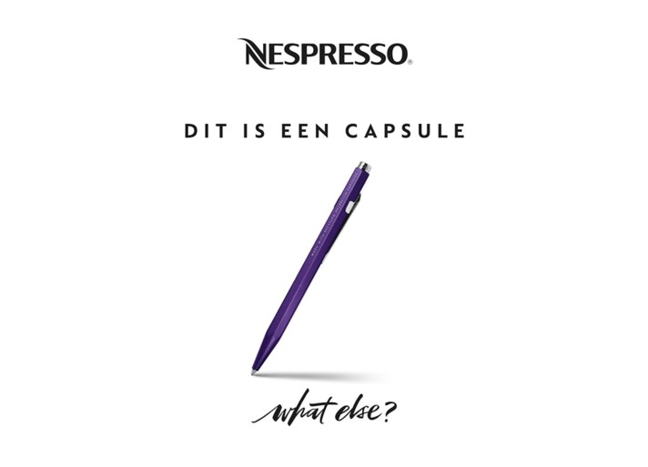 Slimme recyclage: deze balpen is gemaakt uit koffiecapsules