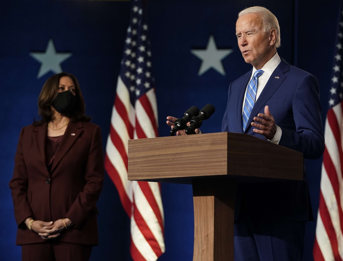 Biden: ‘I’m not saying we won, but believe me …