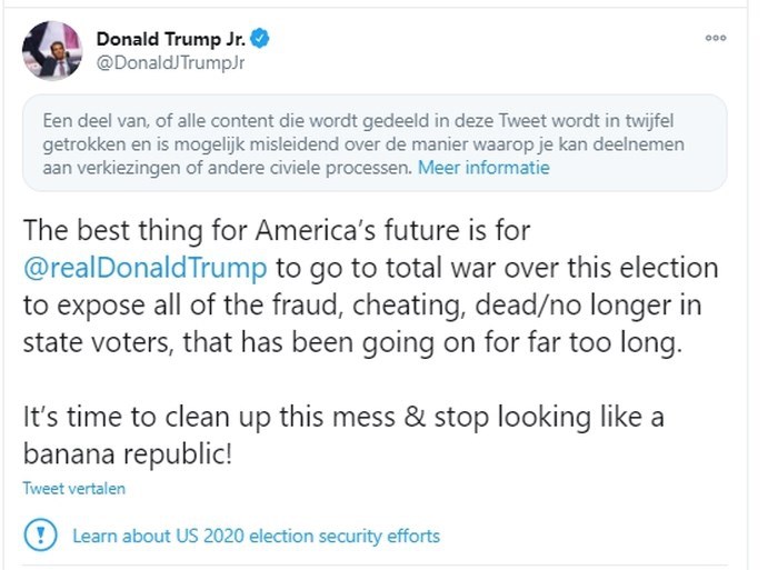 Socialemediaplatformen grijpen in na opruiende taal in entourage Trump: ‘Ik zou Fauci’s hoofd op stok spietsen’