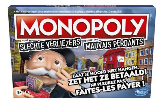 Bij de nieuwe versie van Monopoly kun je maar beter verliezen | De