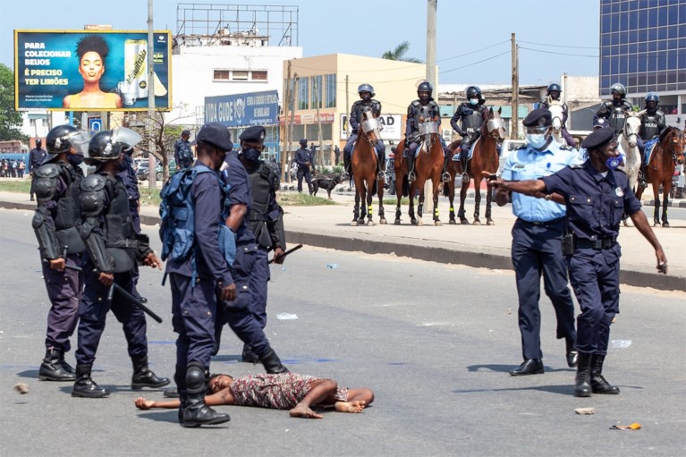 Politie schiet op betogers in Angola