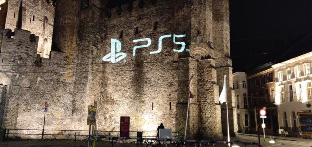 PlayStation uses Ghent’s monuments as an advertising panel: ‘D …