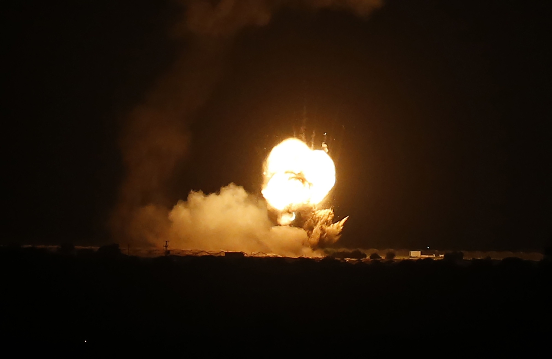 Israel bombs Hamas targets in Gaza