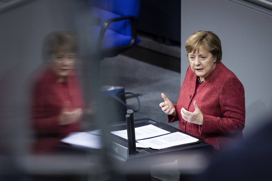 Emotional Merkel begs Germans to limit contacts