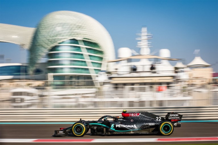 Stoffel Vandoorne zet met zijn Mercedes derde tijd neer in Abu Dhabi, Mick Schumacher stelt teleur