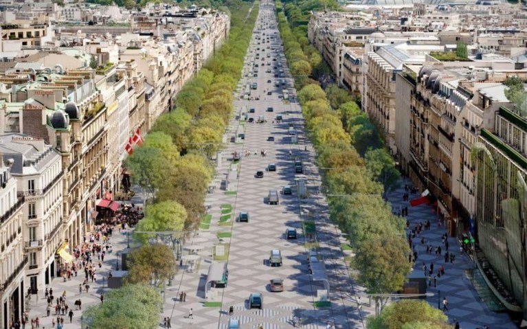 Champs-Elysées moet ‘buitengewone tuin’ worden