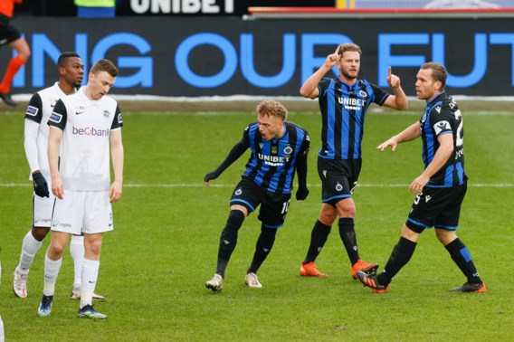 Club Brugge buigt achterstand om in spectaculaire topper tegen Racing Genk