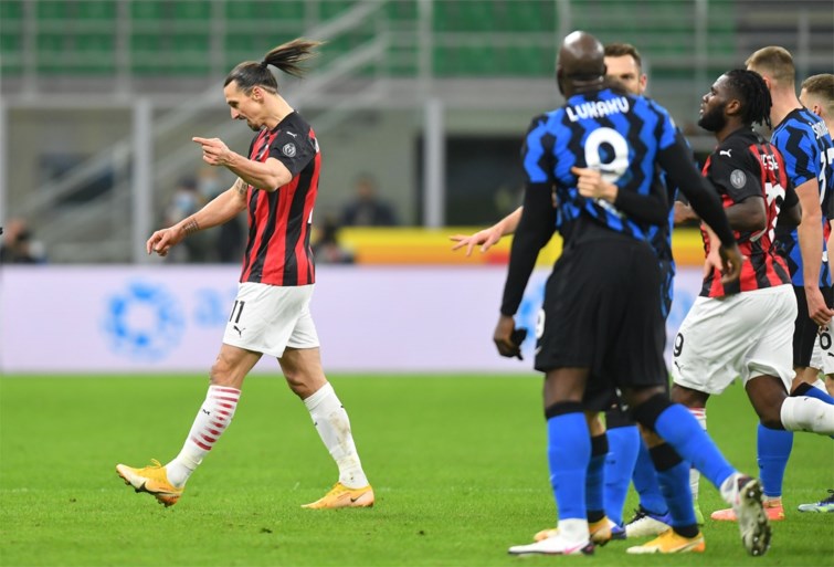 Zlatan Ibrahimovic en Romelu Lukaku in de clinch in zinderende stadsderby: ‘Ezel’ en ‘fils de pute’