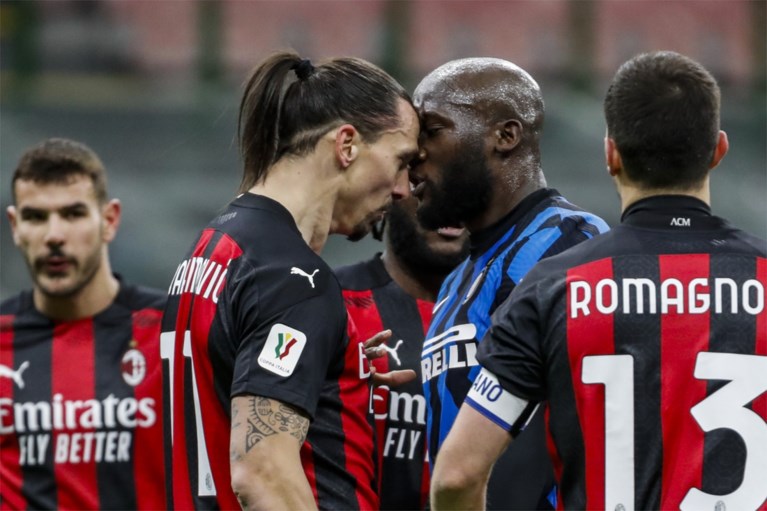 Zlatan Ibrahimovic en Romelu Lukaku in de clinch in zinderende stadsderby: ‘Ezel’ en ‘fils de pute’