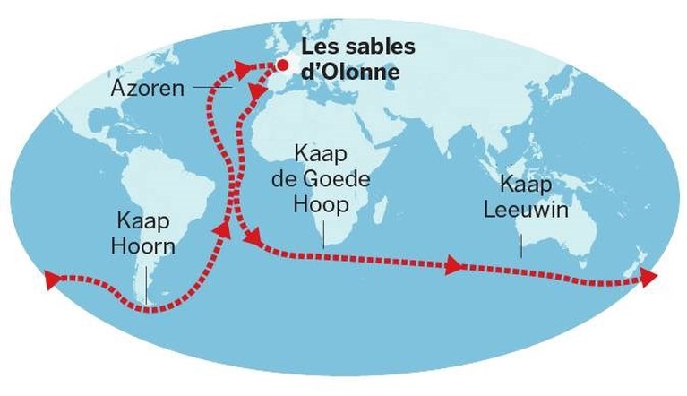 Yannick Bestaven wint oceaanrace Vendée Globe na tachtig dagen
