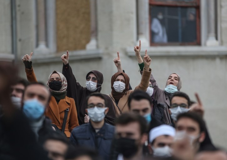 Arrestaties bij studentenprotesten in Istanbul