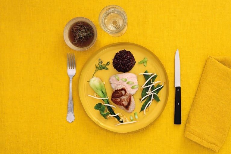 Liefdevolle gerechten met kalfsvlees voor valentijn