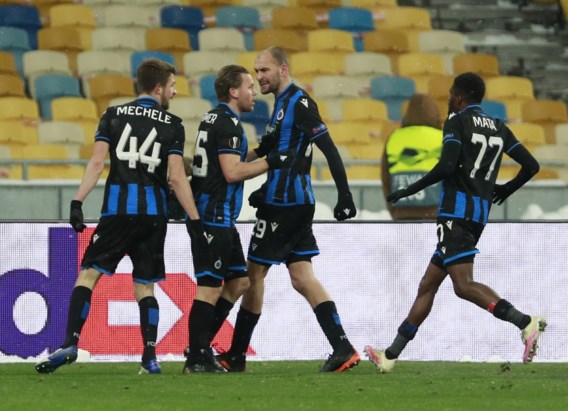 Club Brugge vecht zich naar gunstig gelijkspel tegen Dinamo Kiev