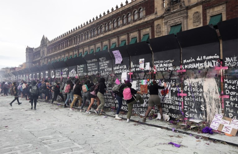 Gewonden bij demonstraties op Internationale Vrouwendag in Mexico