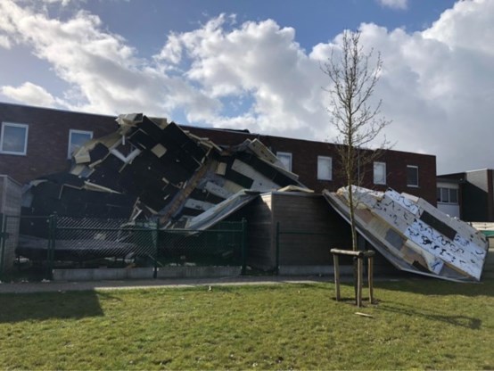 Storm veroorzaakt ravage in Torhout: daken van vijf woningen weggeblazen