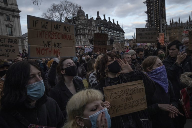 Honderden mensen op straat in Londen tegen nieuwe politiewet