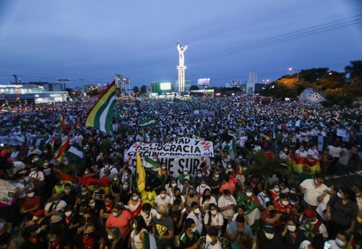 Massademonstraties in Bolivia na arrestatie ex-president