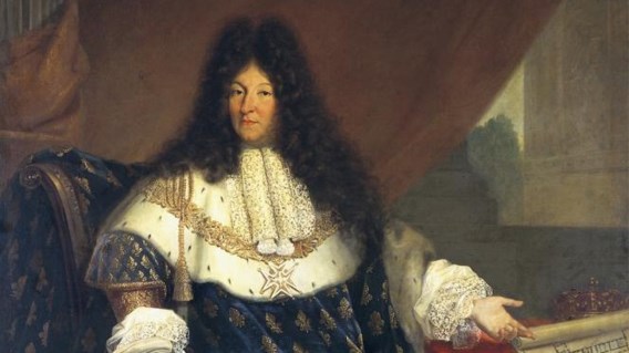 Louis XIV wordt Louis 14 in Parijs museum