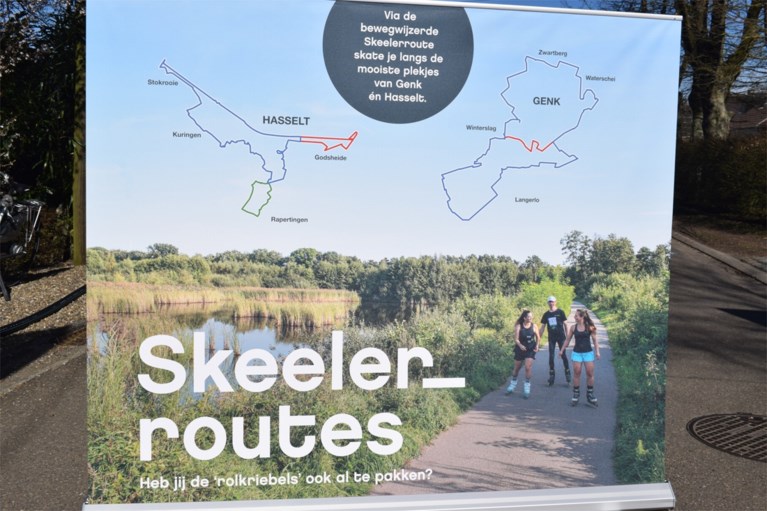 Eerste skeelerroute in Vlaanderen verbindt Genk en Hasselt
