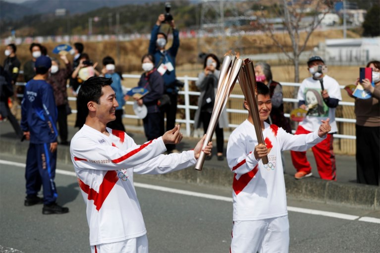 Olympische Spelen Tokio: Fakkeltocht olympische vlam van start in Fukushima