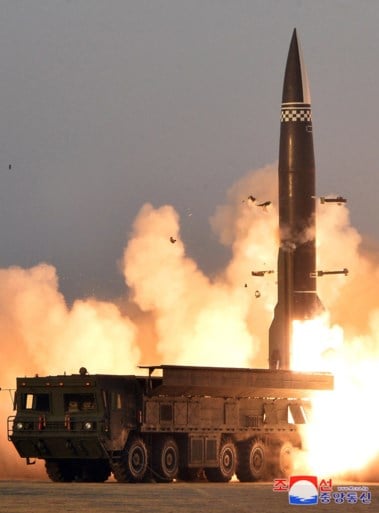 Noord-Korea: raketten waren nieuw ‘tactisch geleid projectiel’