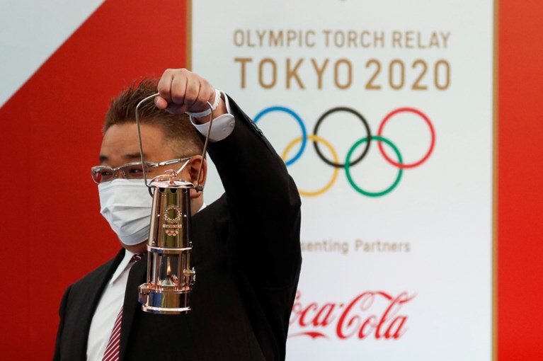 Olympische Spelen Tokio: Fakkeltocht olympische vlam van start in Fukushima