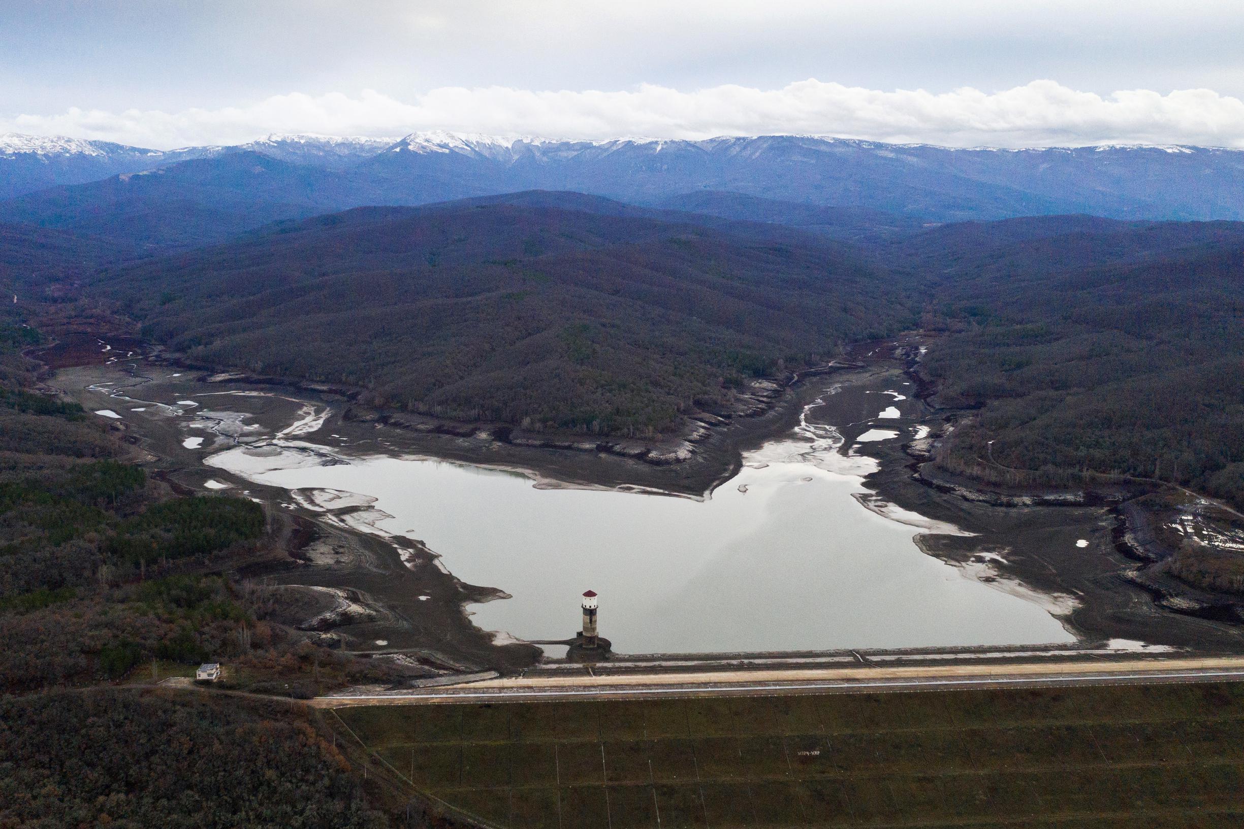 Загорское водохранилище Крым