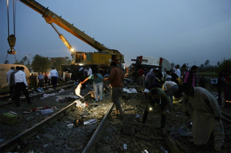 Treinongeval in Egypte: 11 doden en 98 gewonden
