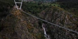Langste wandelhangbrug ter wereld geopend in Portugal
