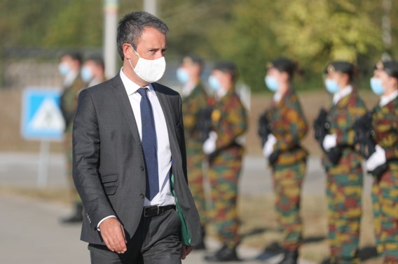 Oud-minister van Defensie Philippe Goffin (MR) werd met een kluitje het riet ingestuurd.