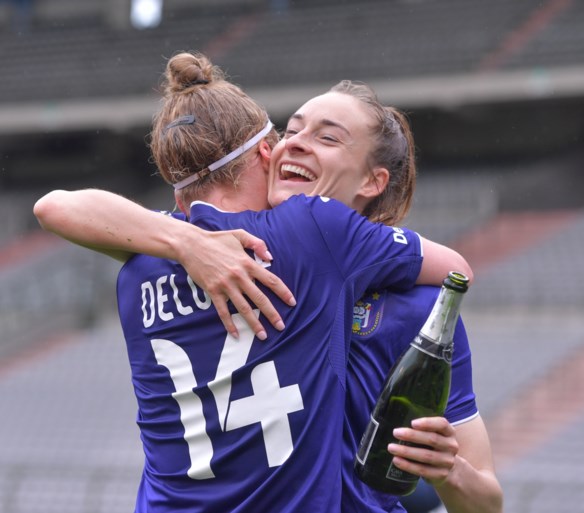 Anderlecht voor vierde opeenvolgende keer kampioen in Women’s Super League