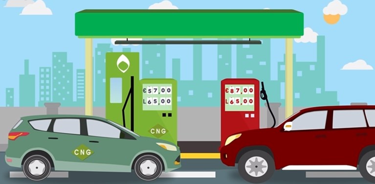 Rijden op aardgas: hoeveel zou jij besparen?