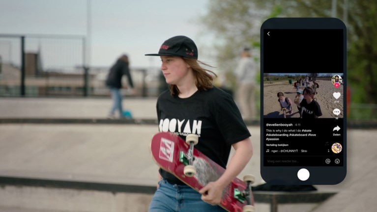 “Vroeger herkenden ze me als professioneel skater, vandaag als TikTokker”