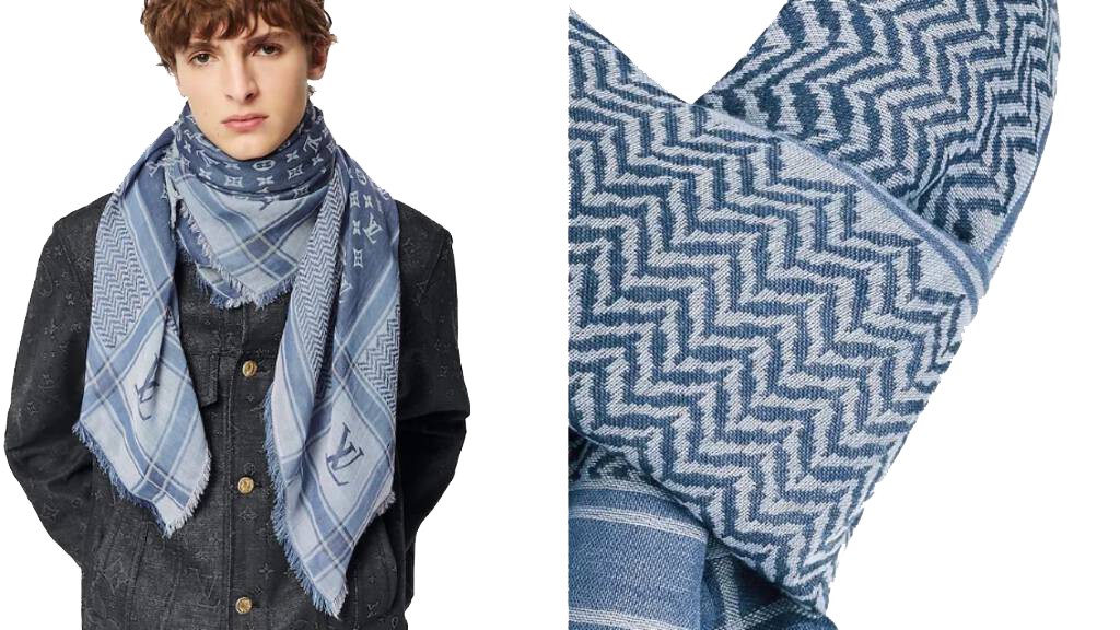 Keffiyeh-sjaal van Louis Vuitton krijgt zware kritiek