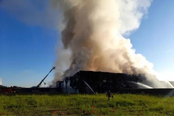Brand in Gentse haven veroorzaakt geurhinder