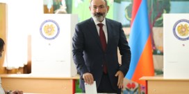 Huidig premier Pasjinjan eist overwinning verkiezingen Armenië op