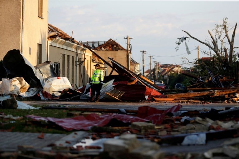 Dodental Tsjechische tornado loopt op tot vijf