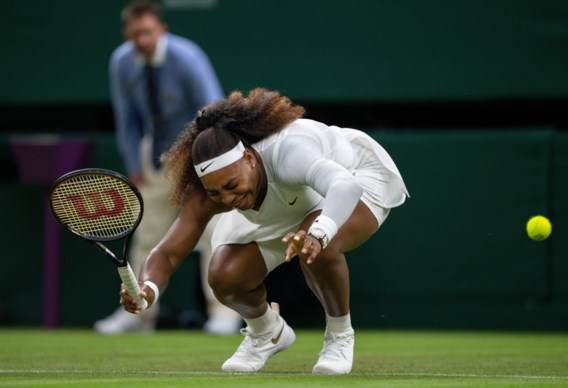 Geblesseerde Serena Williams moet strijd meteen staken op Wimbledon