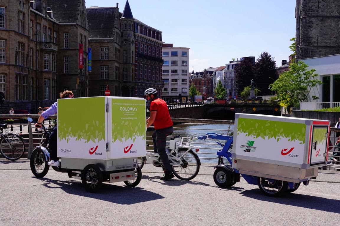 Afwijking Verkeersopstopping Voorganger Bpost breidt ecologisch proefproject uit na positief resultaat in Mechelen  | De Standaard Mobile