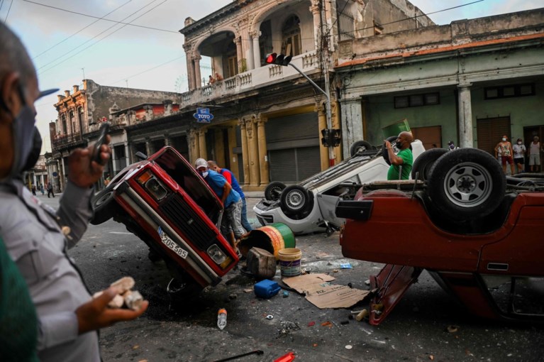 Cuba opgeschrikt door ongebruikelijke protesten tegen regering
